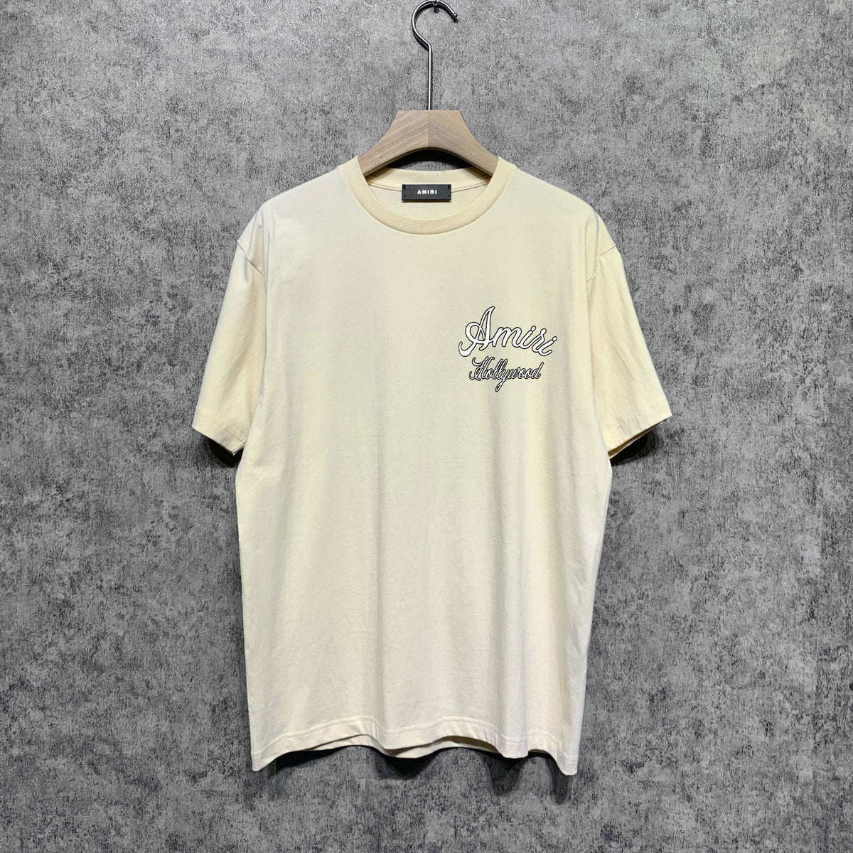 Amiri t shirts letter padded printing short sleeves