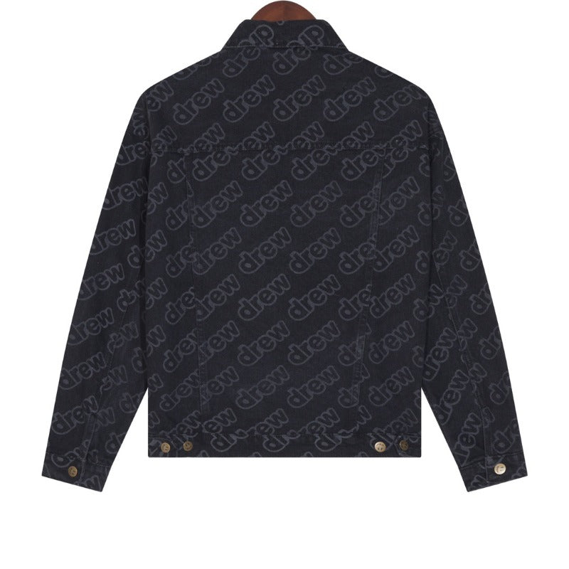 Drew house jacket spring & fall d@ew full printed barrage letterprintingjacketoutwear