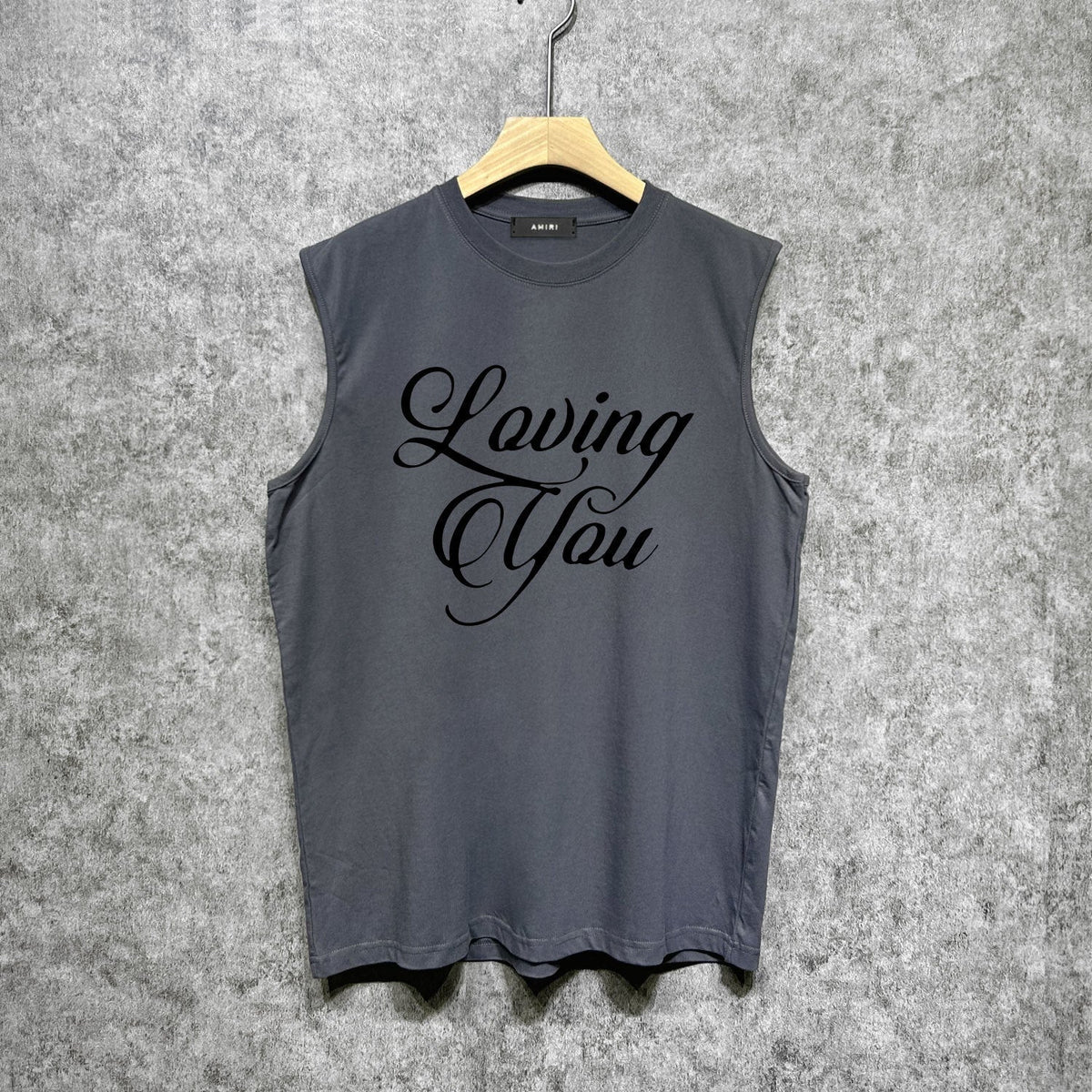 Amiri tank top pink letterprinting