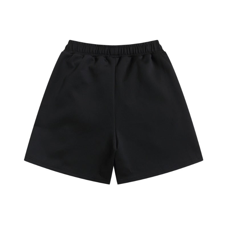 Palm Angels Shorts Flocking Alphabet Stripe Color Match Casual Shorts