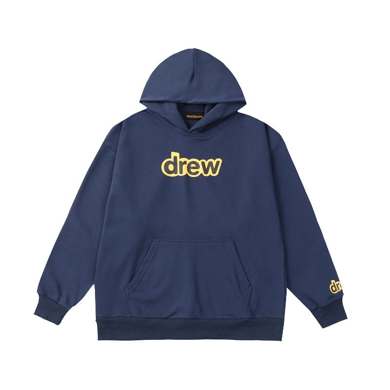 Drew house jacket autumn winter d@er letterprinting terry hooded sweatshirt