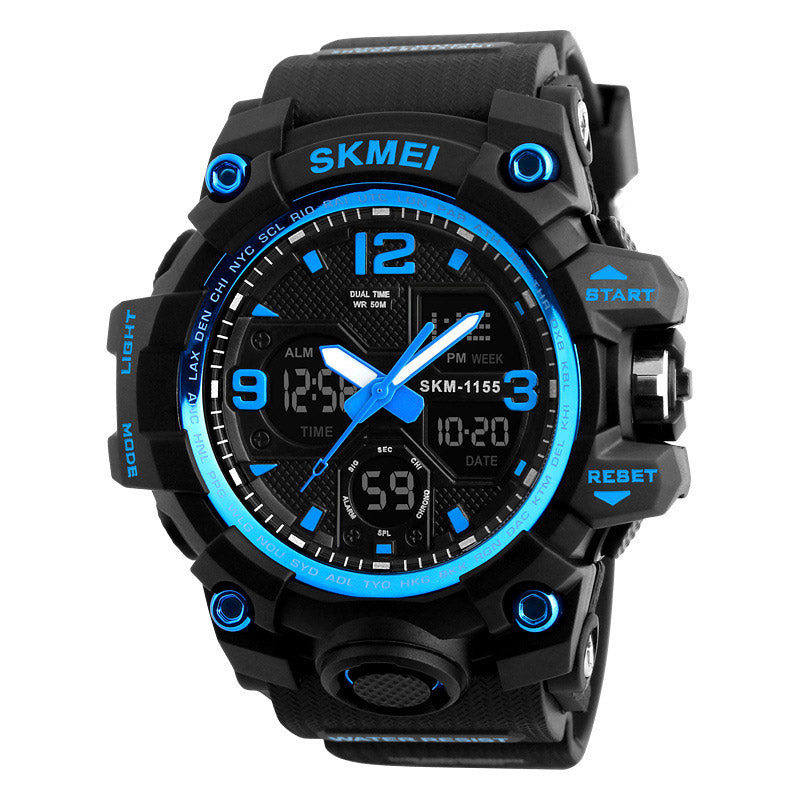 Analog-Digital Watch Fashion Waterproof Sports Electronic Watch