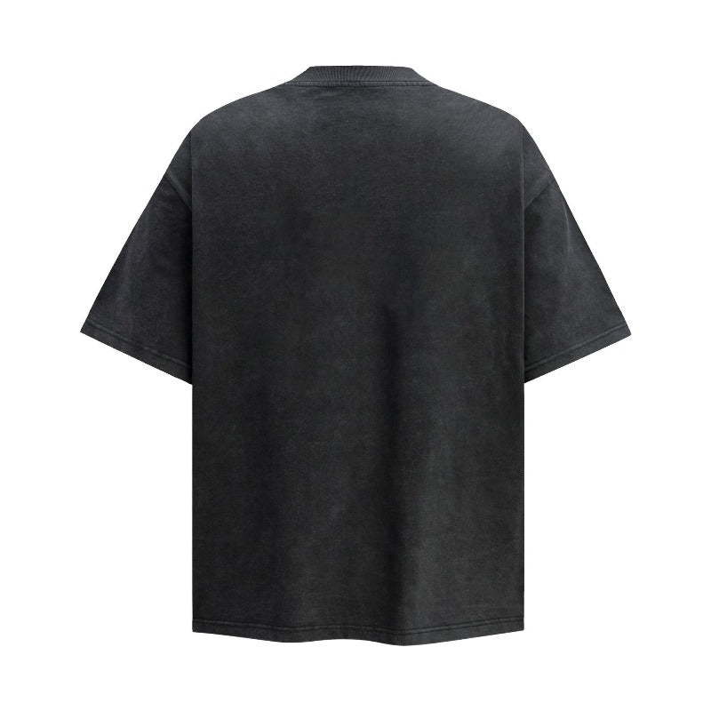 Men's t-shirt - american streetwear vintage distressed graphic design, relaxed fit, premium quality, unisex short sleeve tee