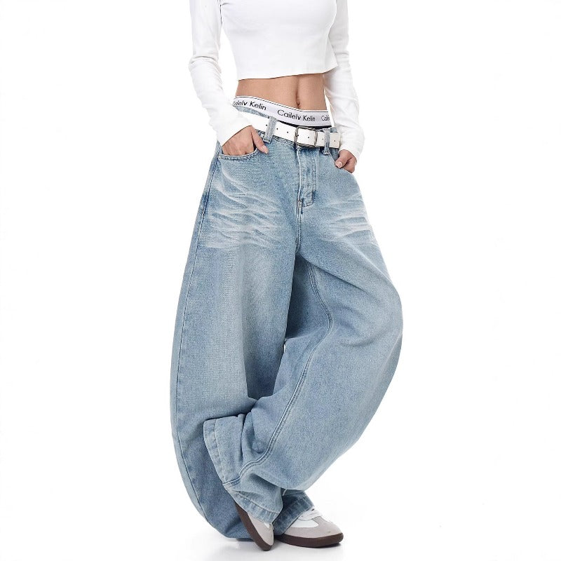 Women jeans retrohigh waistloose