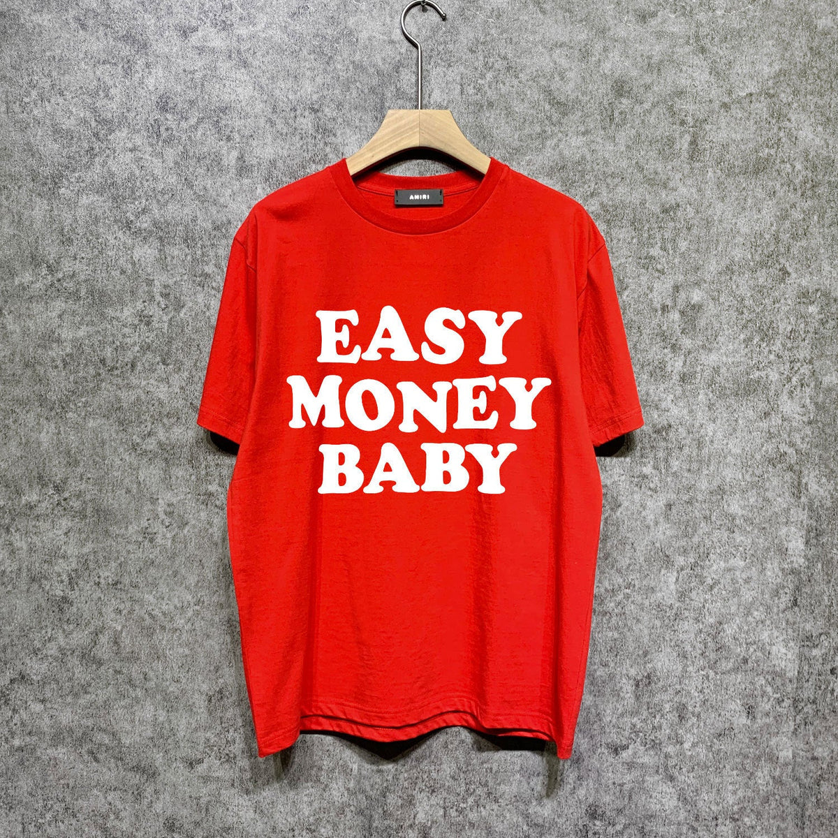 Amiri t shirts letterprinting short sleeves