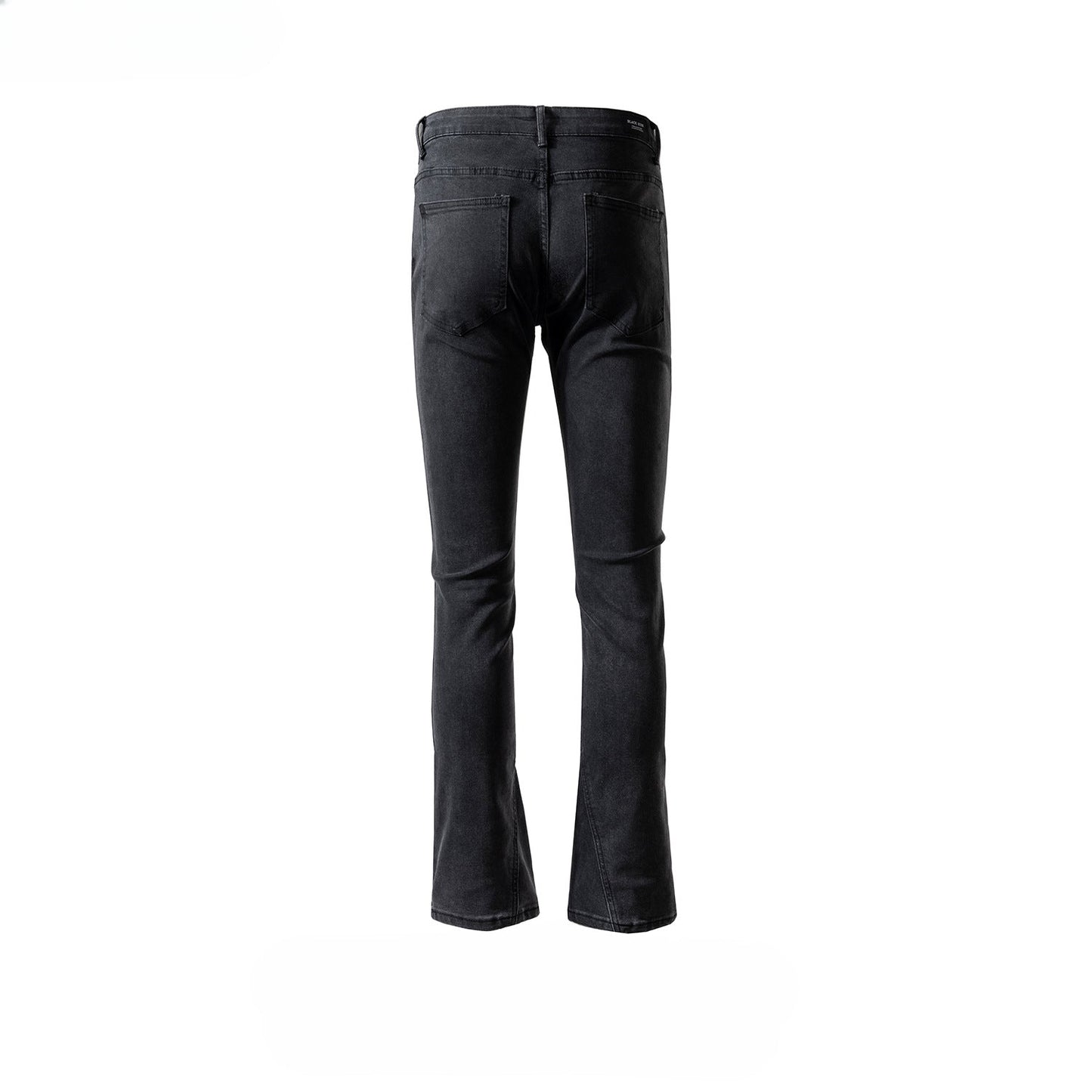 MIJKO Men's Vintage Pants MIJKO Men's Women's Spring and Summer Wide Feet Slim-Fit Black Jeans