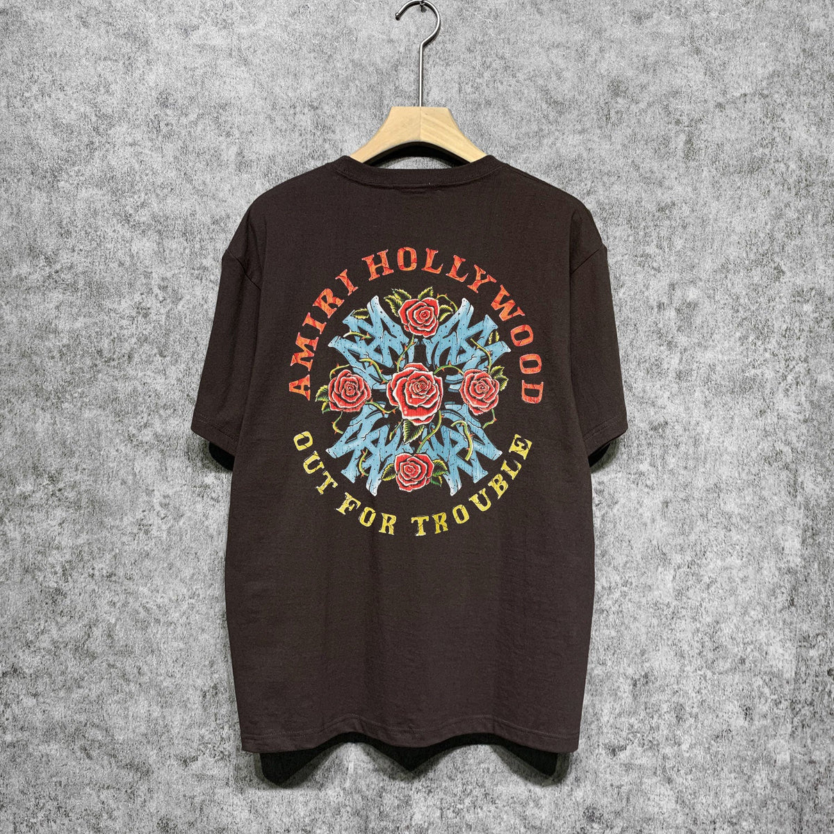 Amiri t shirts floral print short sleeve