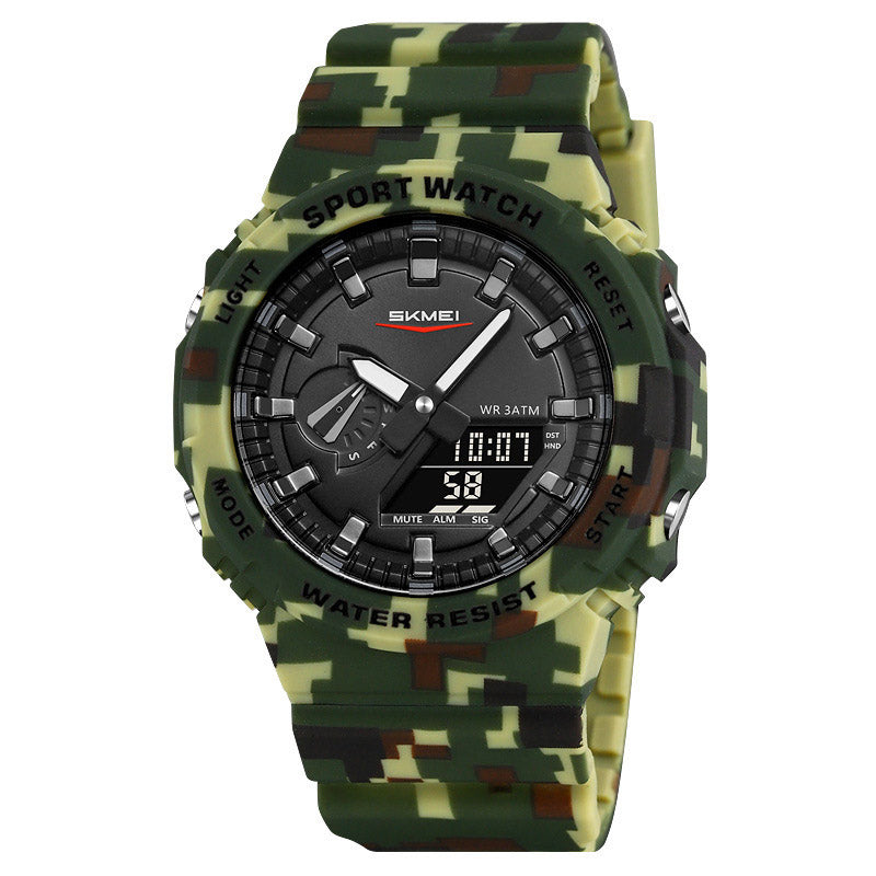 Analog-Digital Watch Outdoor Sports Waterproof Electronic Watch