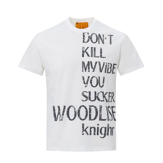 Men's t-shirt: wt american street style, unisex, premium summer letter print graphic design, slim fit short sleeve tee