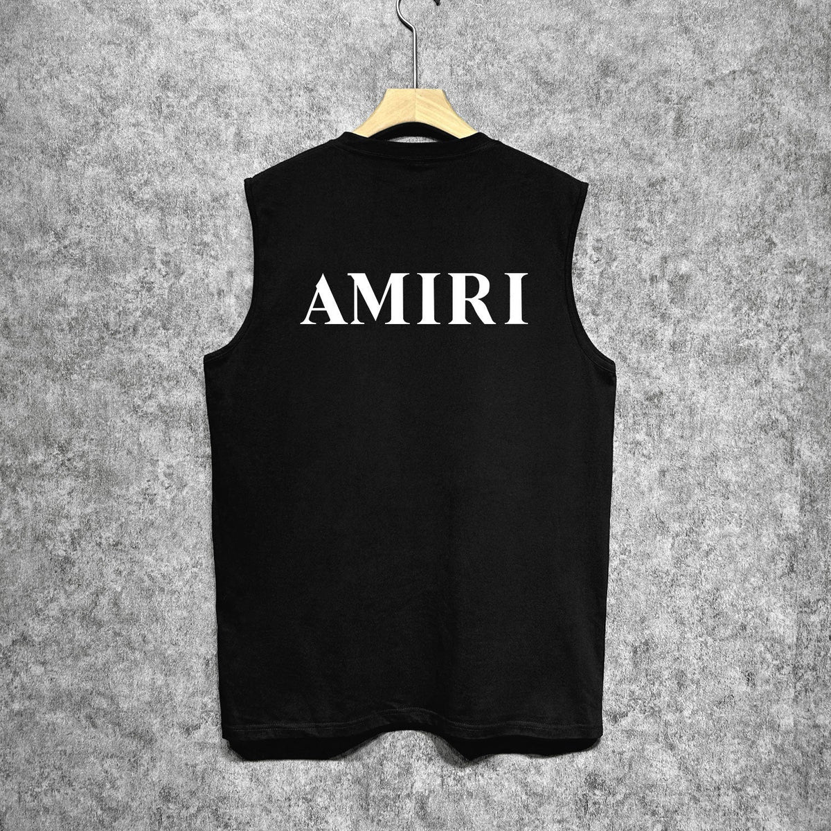 Amiri tank top new thick letterprinting