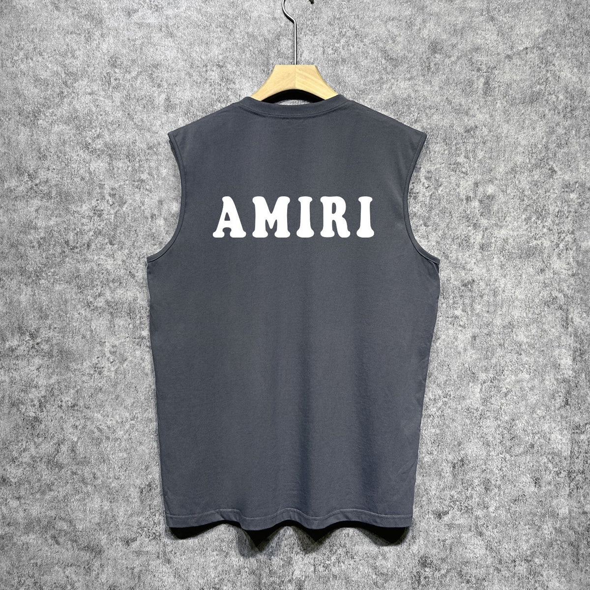 Amiri tank top smiley face printing