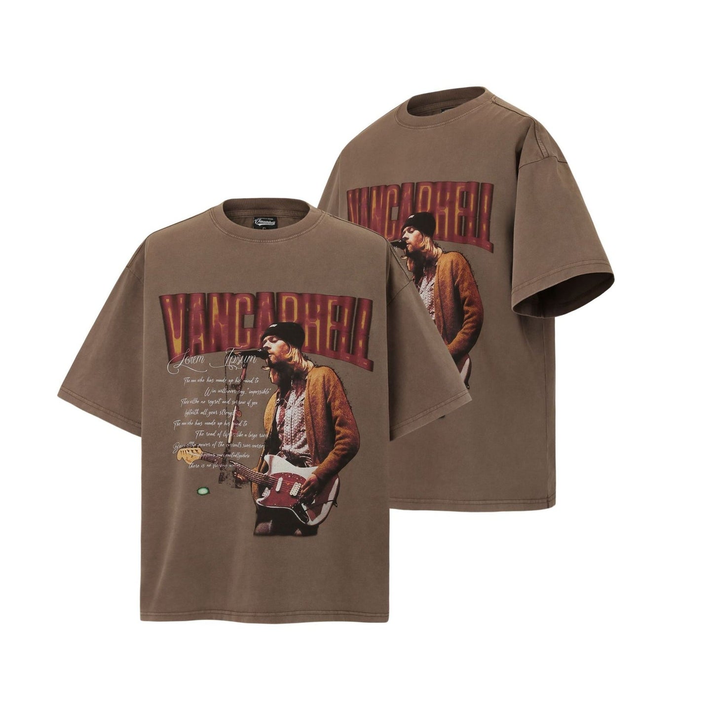 Unisex T-shirts Summer Figure Picture Men's Loose Washed Old Short Sleeve T-Shirt