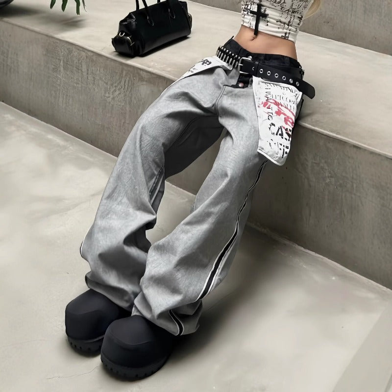 Women jeans retro women loose