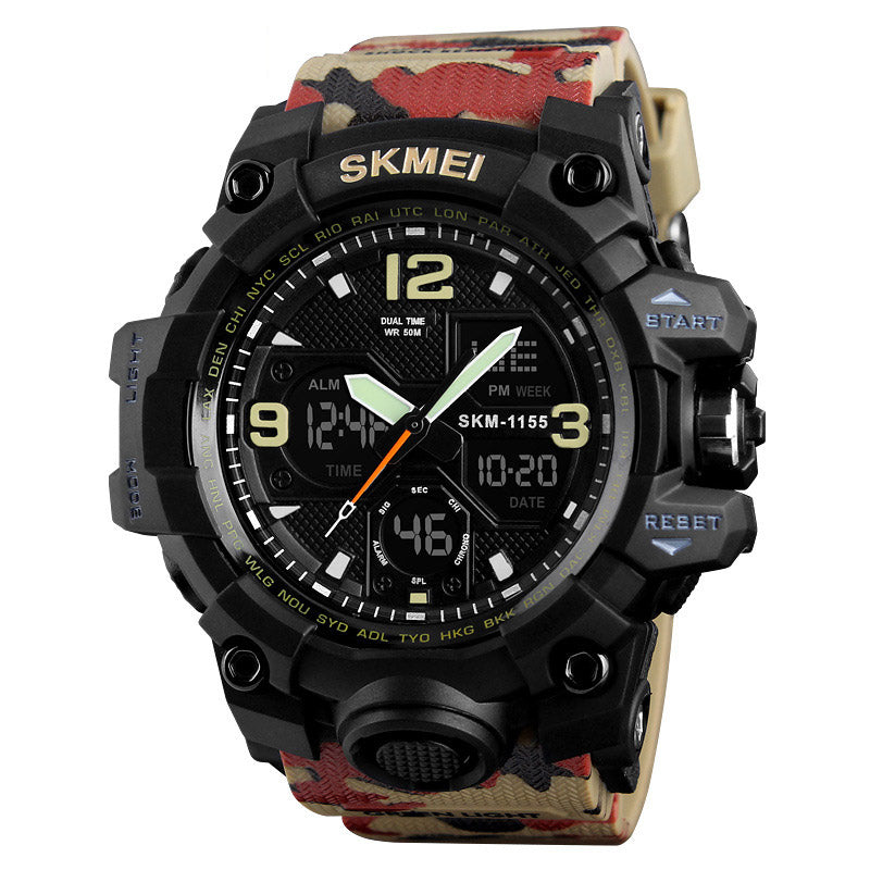 Analog-Digital Watch Outdoor Sports Waterproof Electronics
