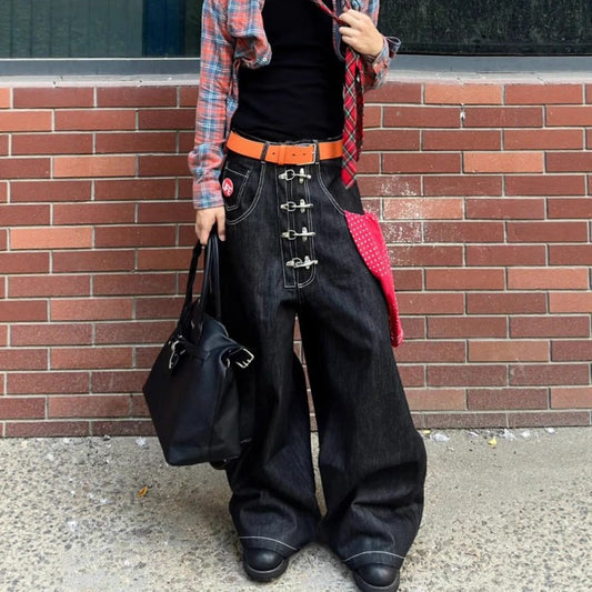 Women jeans hiphopsummerpunkloose