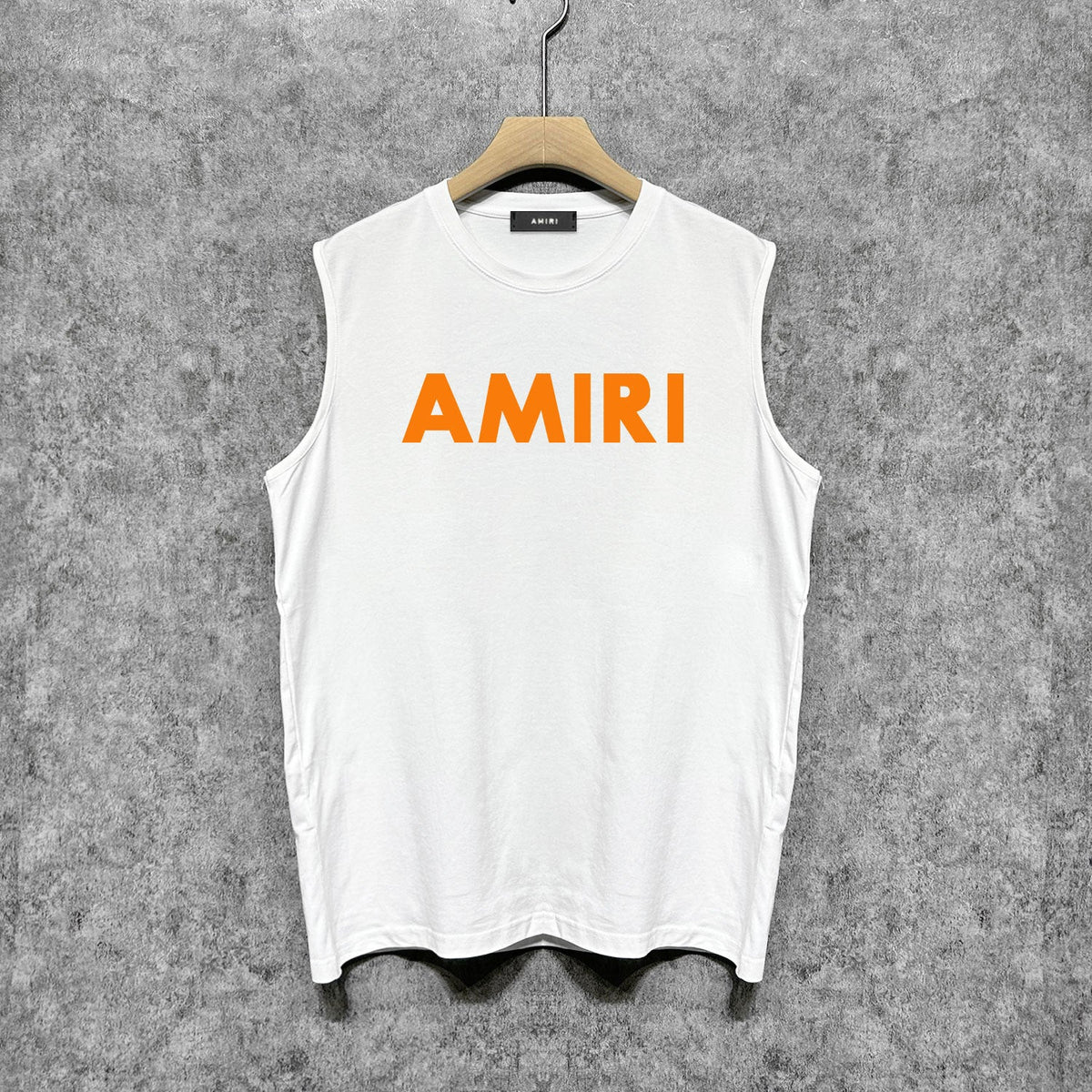 Amiri tank top thick flat simple letterprinting