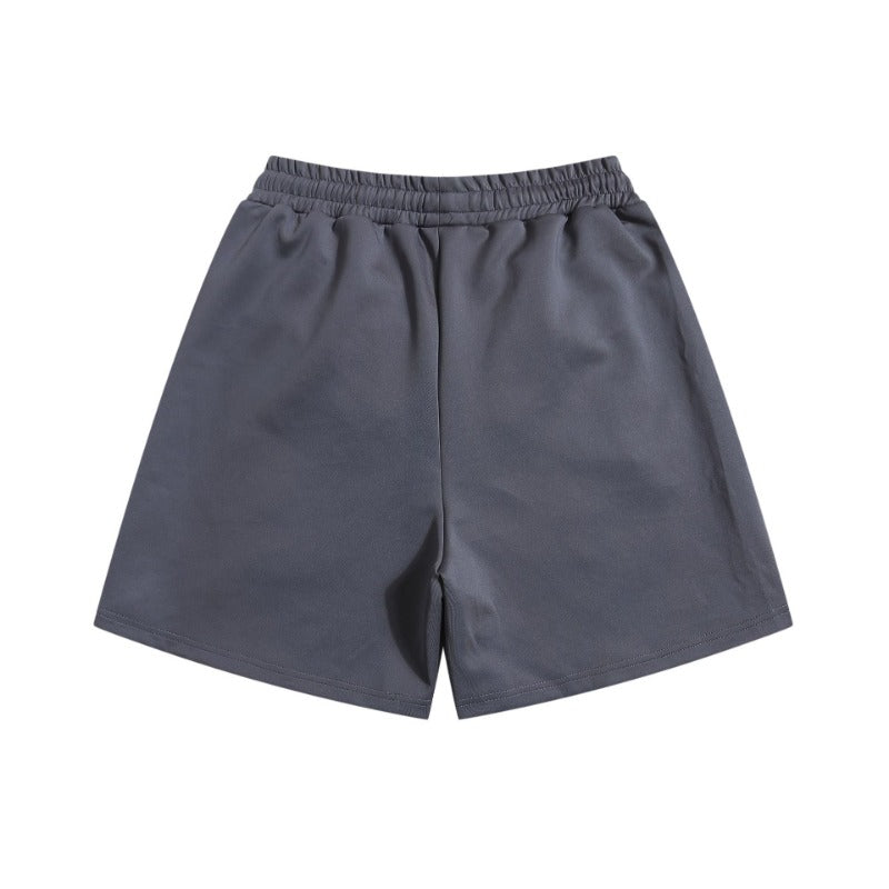 Palm Angels Shorts Flocking Alphabet Stripe Color Match Casual Shorts