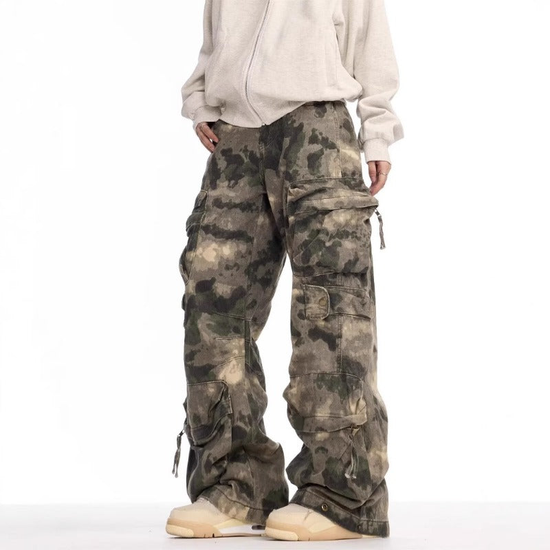 Women jeans summer camouflage