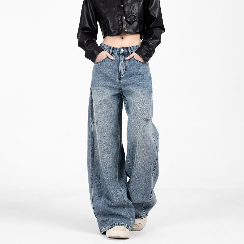Women jeans high waistloose