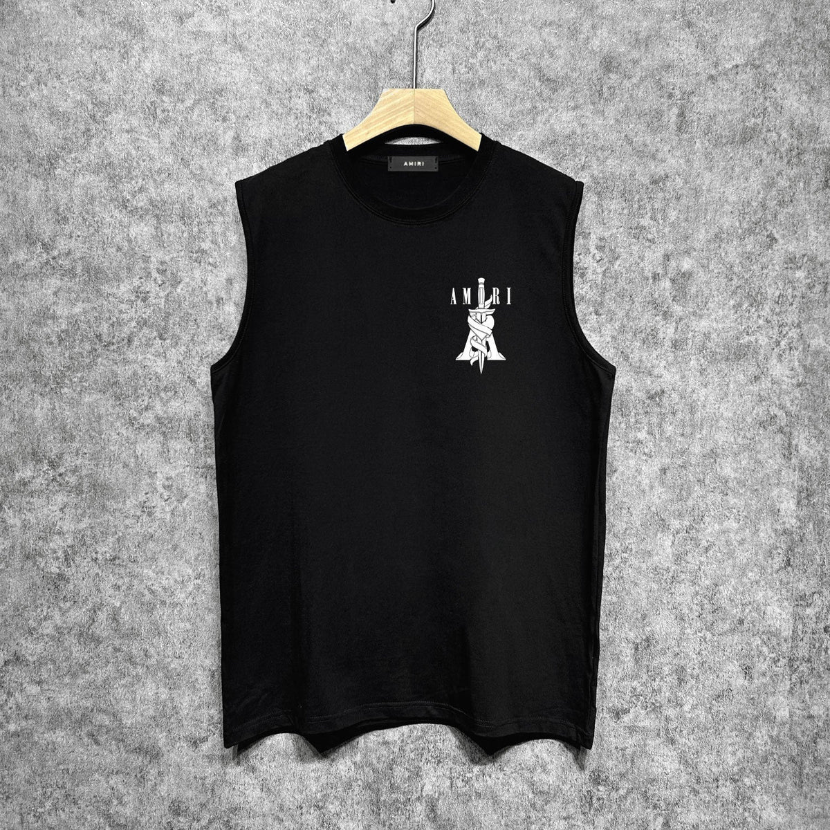 Amiri tank top sword printing