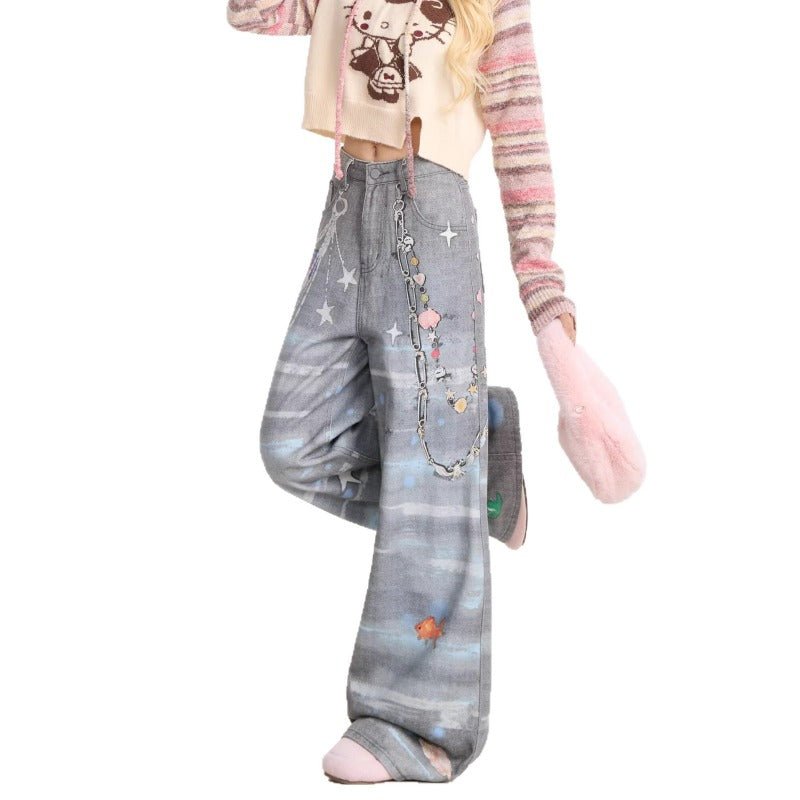 Women jeans retrolooseslimming look