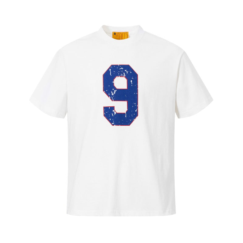Men's t-shirt wt american street style unisex premium summer logo graphic design jersey slightly loose fit short sleeve t-shirt