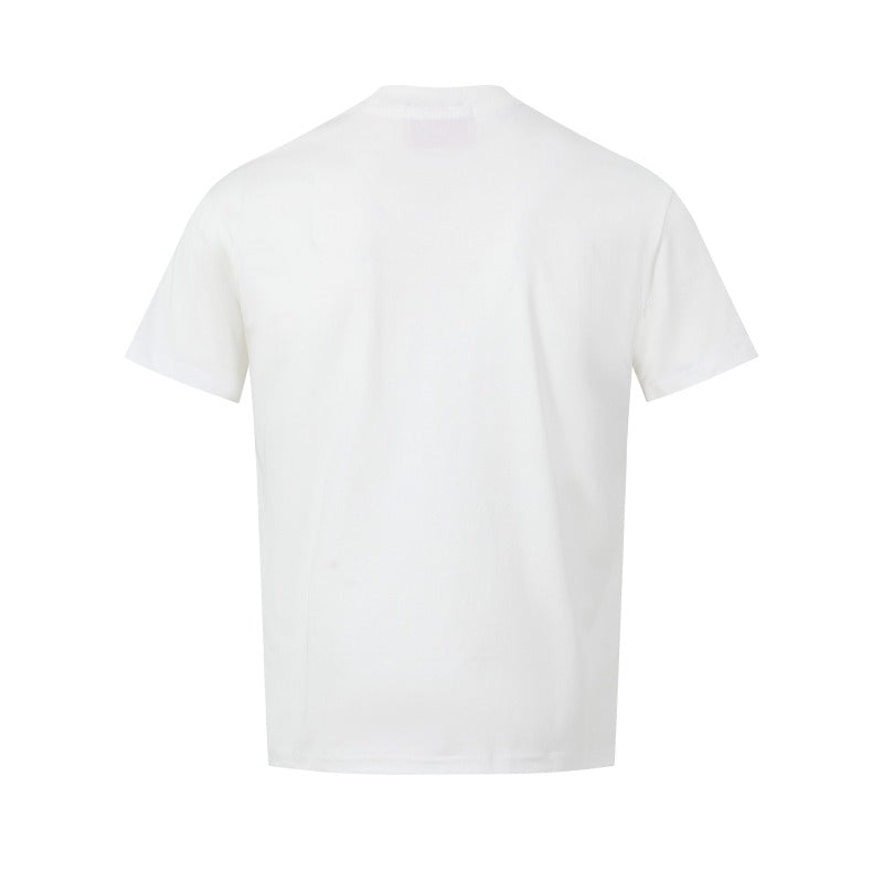 Men t shirt wt american street neutralclassysensesummer spoof pattern design cool men's fitted short-sleeved t-shirt