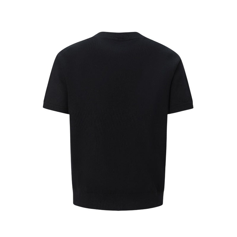 Men's t-shirt: american streetwear summer deconstructed solid color slim fit premium short sleeve tee