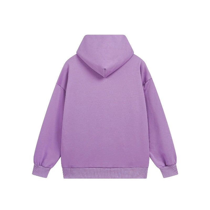 Drew house hoodie fall and winter d@ew heartletter pattern fleece-lined hooded sweatshirt