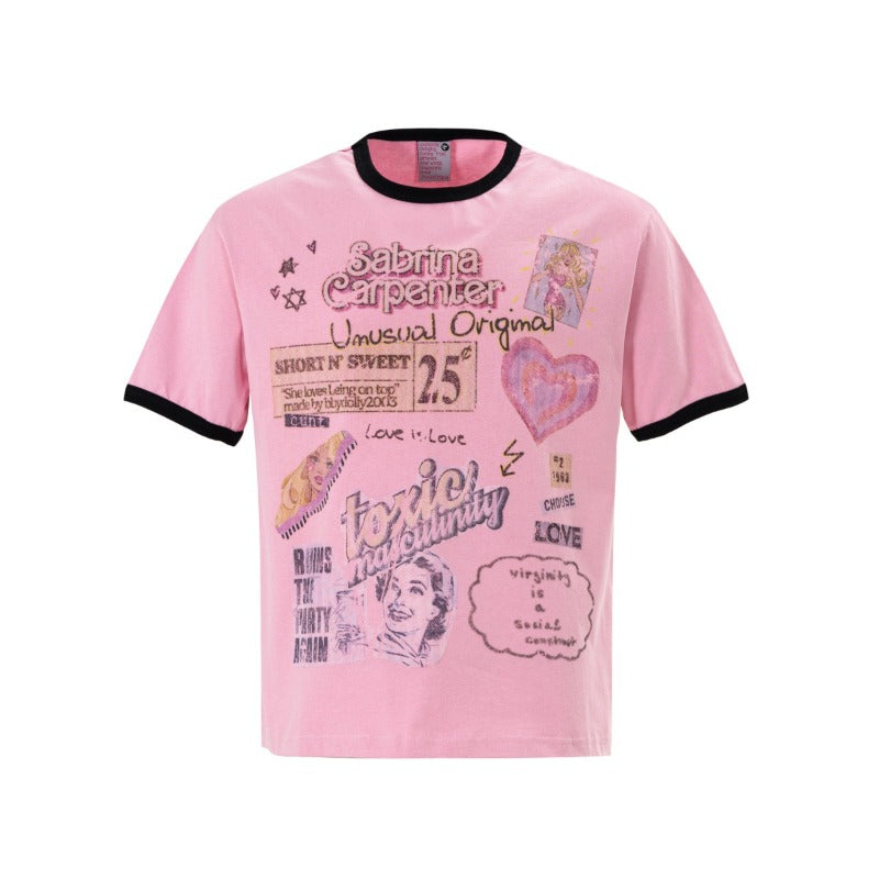 Men's t-shirt - american street style summer trendy funny graphic design - premium fit short sleeve tee