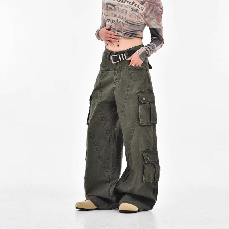 Women jeans american retro summer loose