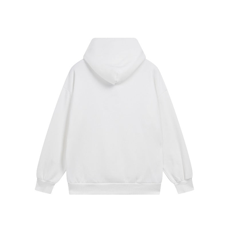 Drew house hoodie fall and winter d@ew cloud balloon pattern fleece-lined hooded sweatshirt