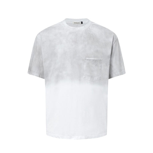 Men's t-shirt - american streetwear summer unisex hand-sprayed vintage design slim-fit premium short sleeve tee