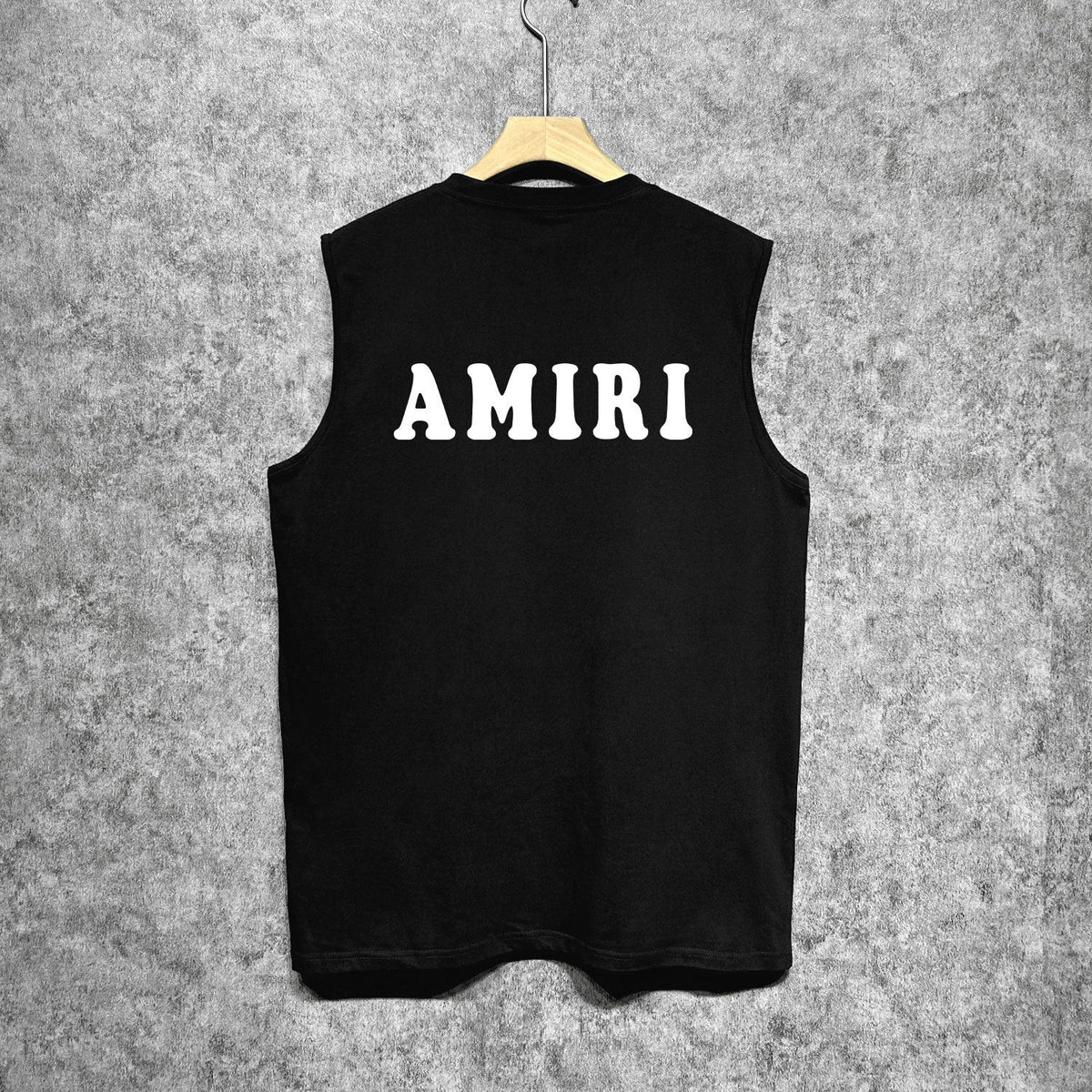Amiri tank top smiley face printing