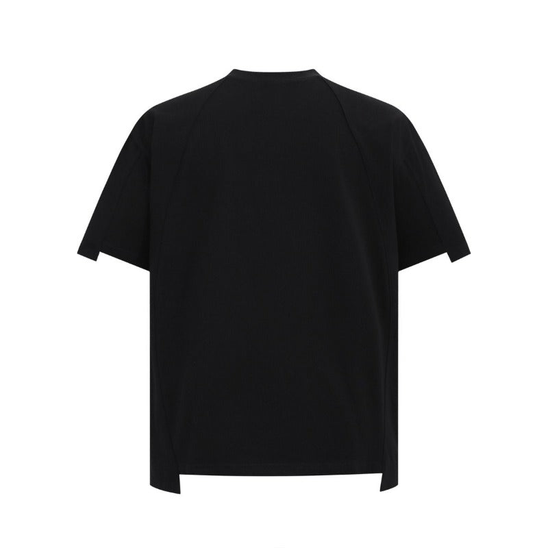 Men's t-shirt: american streetwear summer unisex deconstructed high-end embroidered design, men's loose fit short sleeve tee