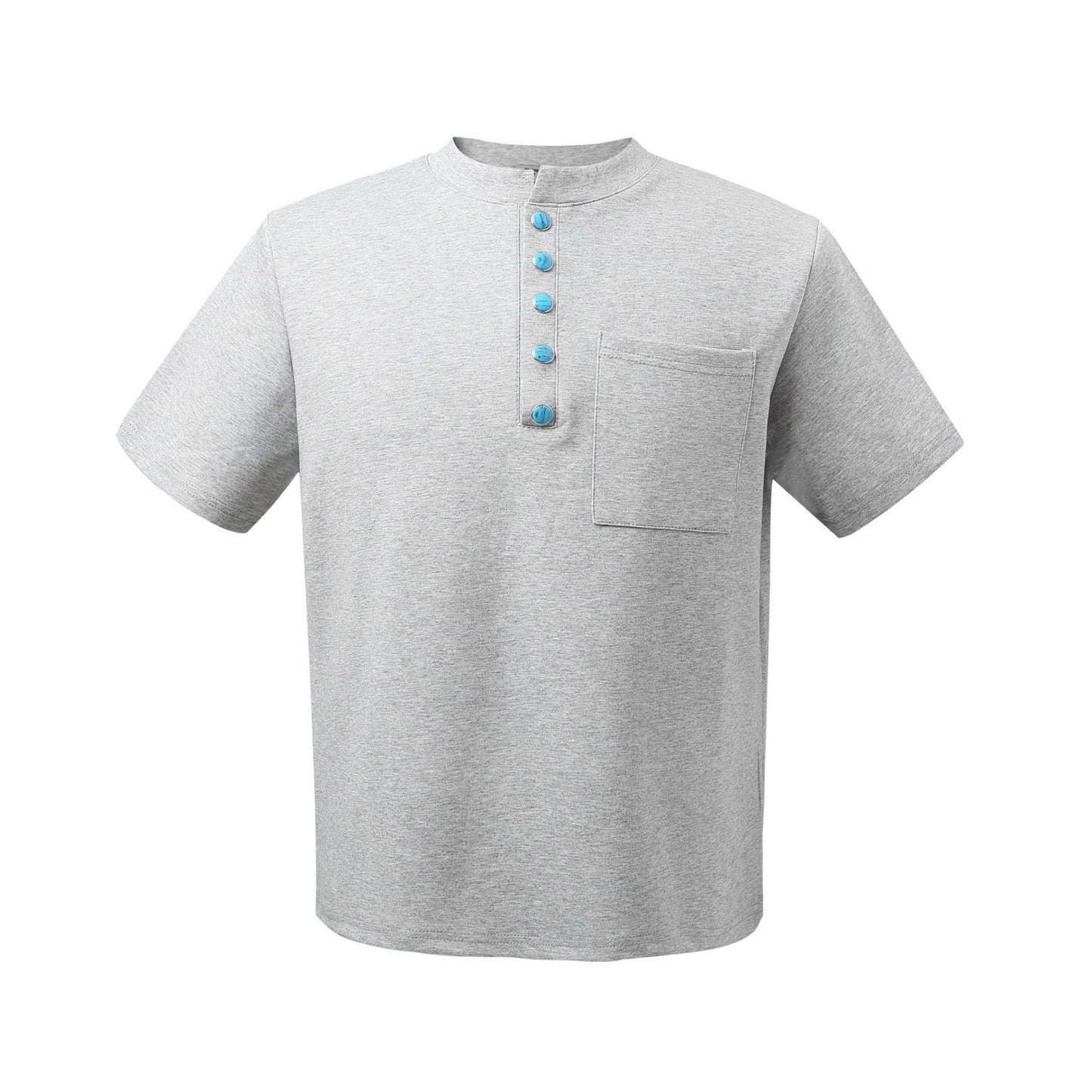 Unisex T-shirts Premium Short Wide Small Neckline T-Shirt