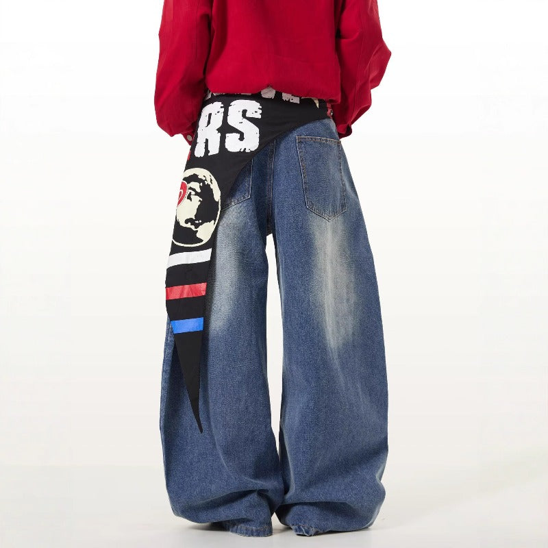 Women jeans retro women loose
