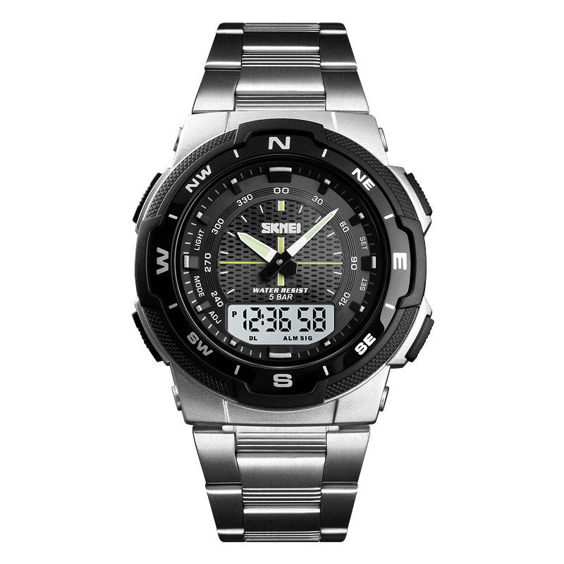 Analog-Digital Watch Outdoor Sports Waterproof Men's Electronic Watch