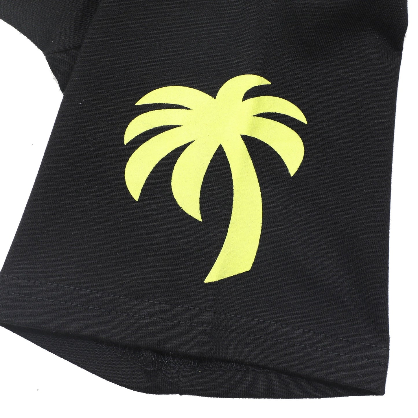 Palm Angels T Shirts Coconut Letter Logo Short Sleeve T-Shirt