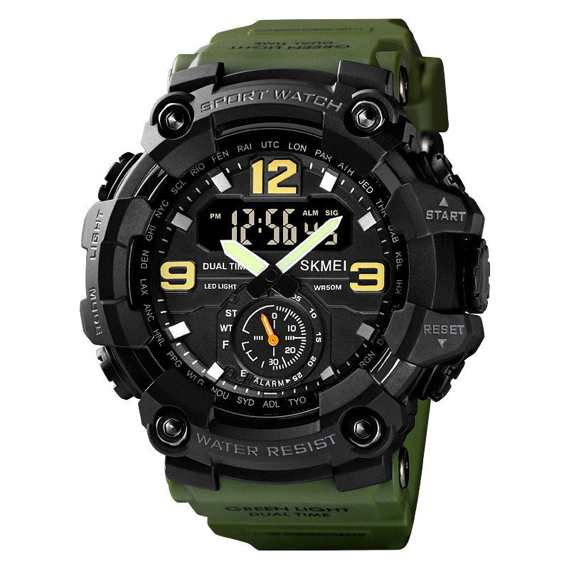 Analog-Digital Watch Outdoor Sports Waterproof Electronic Watch