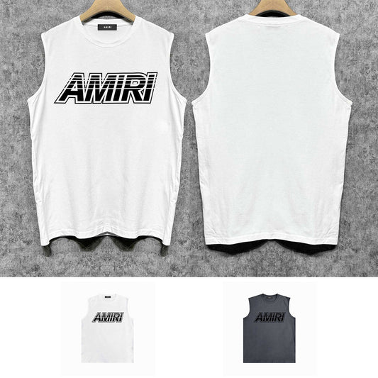Amiri tank top missing grid printing