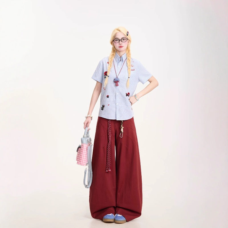 Women jeans with belt women retro