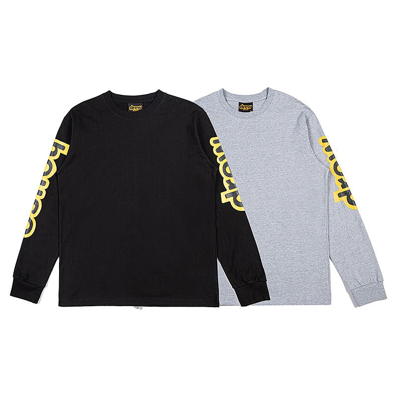 Drew house jacket - autumn/winter d@ew - long sleeve crewneck pullover with arm letter print