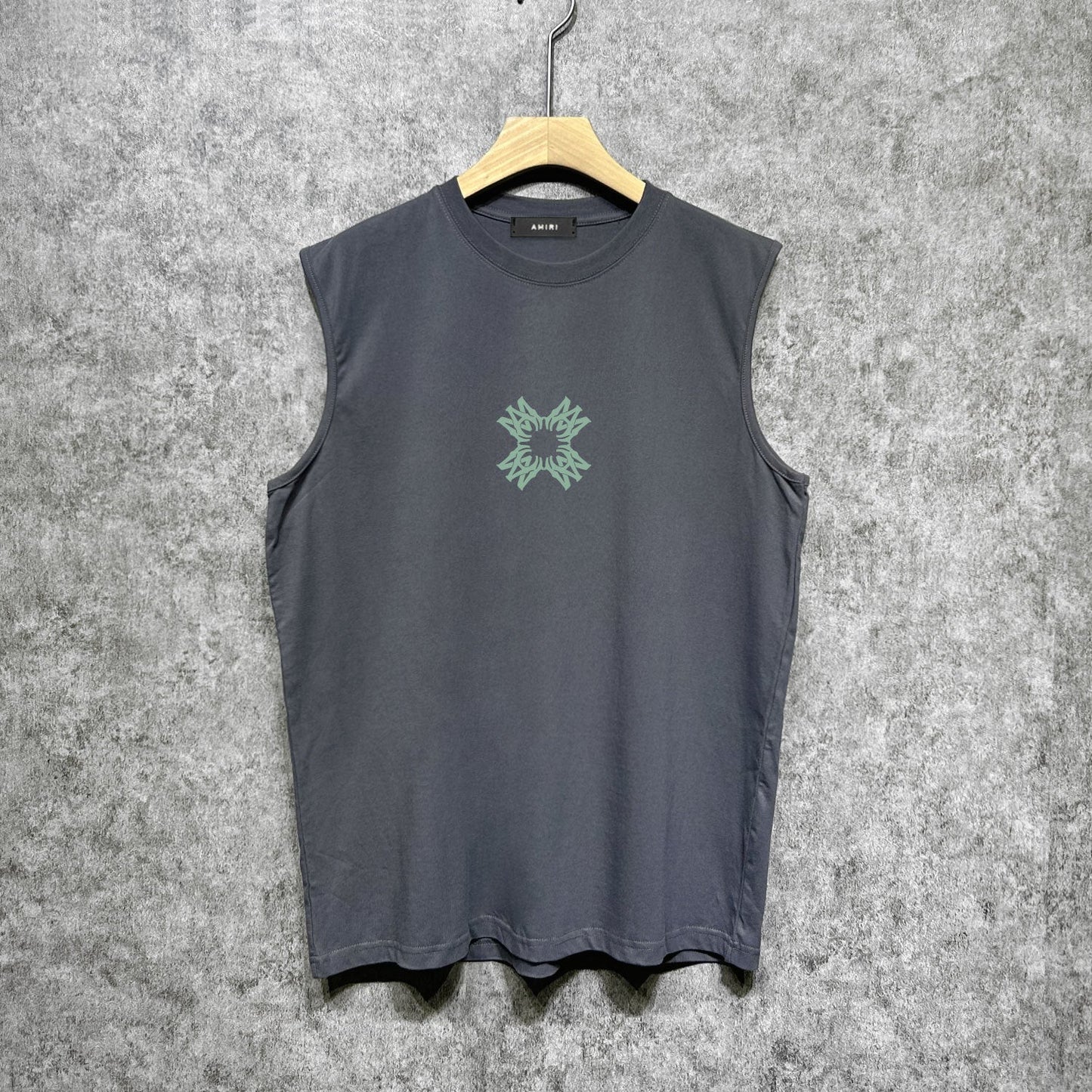 Amiri tank top with small simple letter print