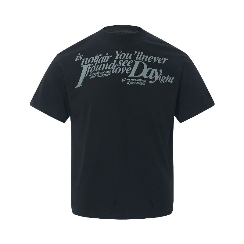 Men's t-shirt - american retro unisex solona cool-touch letter print design - men's high street slim fit short sleeve tee