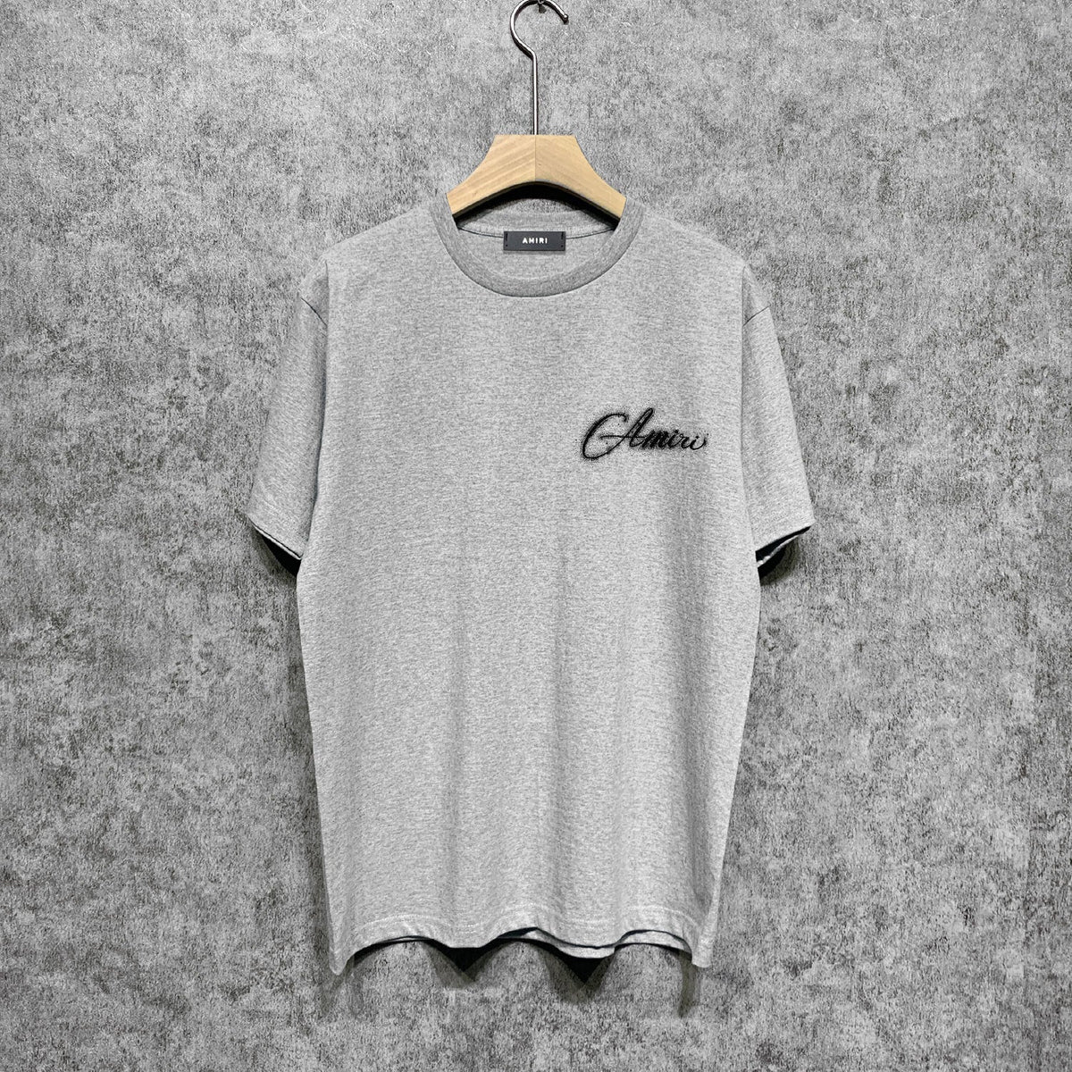 Amiri t shirts gypsophila printing short sleeve