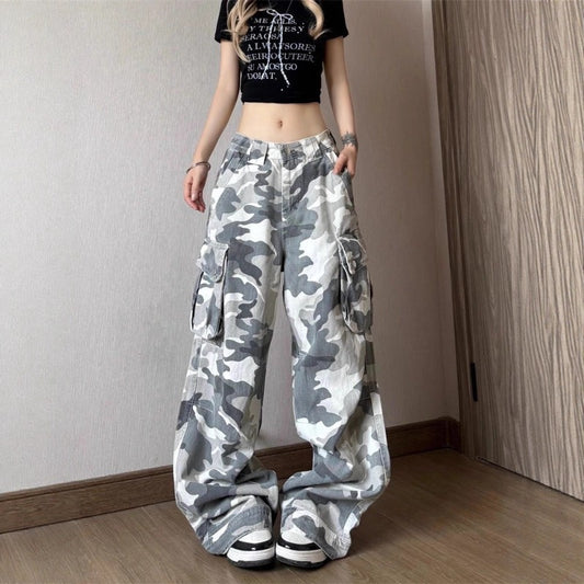 Women's Jeans Women's Loose Retro Denim Trousers