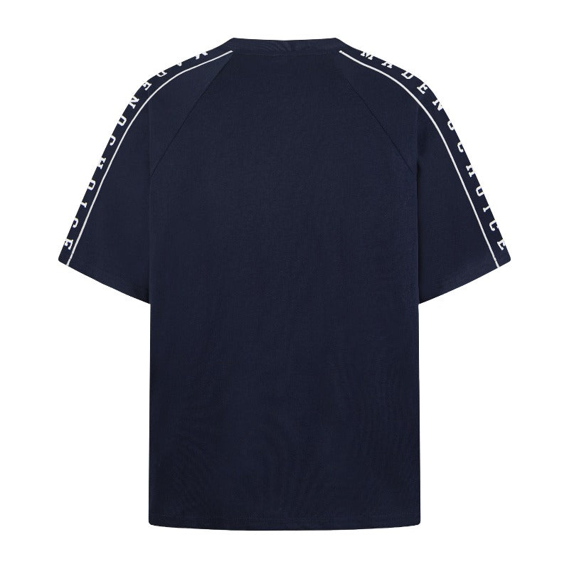 Men's t-shirt - american retro double yarn unisex print graphic short sleeve design - men's high street loose fit tee