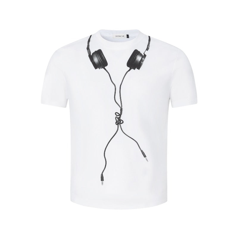Men's t-shirt: american street style, unisex, premium quality, summer abstract creative graphic design, slim fit short sleeve tee