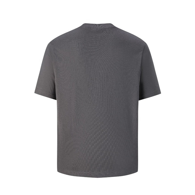 Men's t-shirt: american street style, unisex, premium quality, summer letter graphic design, slim fit short sleeve tee